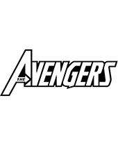 Oryginalne logo Avengers do druku