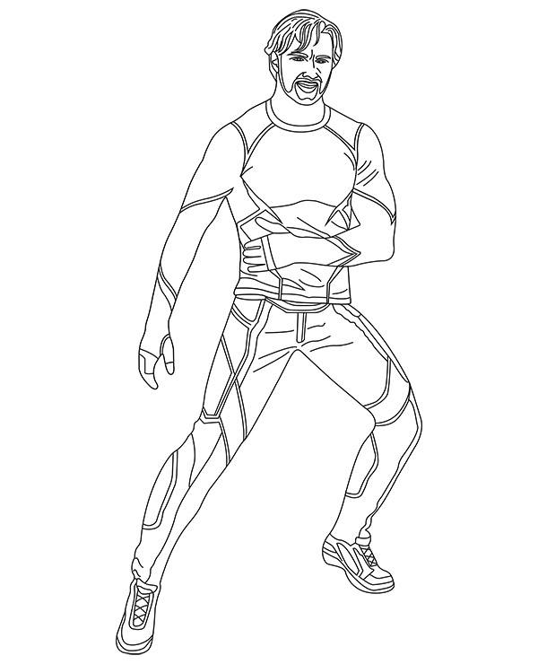 quicksilver kolorowanka do druku Avenger