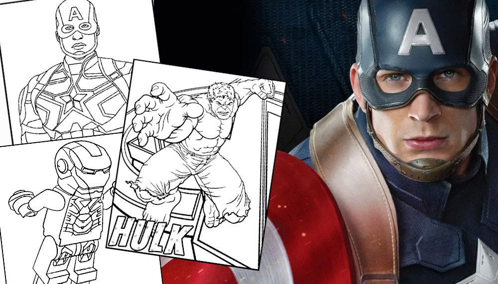 Premierowe kolorowanki Avengers baner