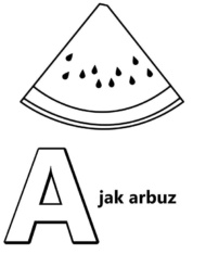 Polski alfabet a jak arbuz