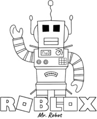Mr Robot kolorowanki Roblox