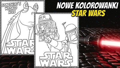 15 nowych kolorowanek Star Wars baner