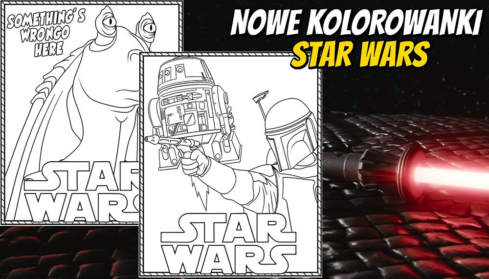 Nowe kolorowanki Star Wars baner