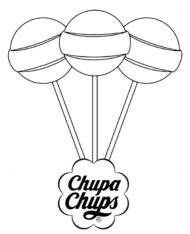 Lizaki Chupa Chups kolorowanka