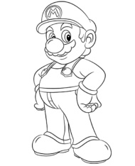 Kolorowanka Mario z gry