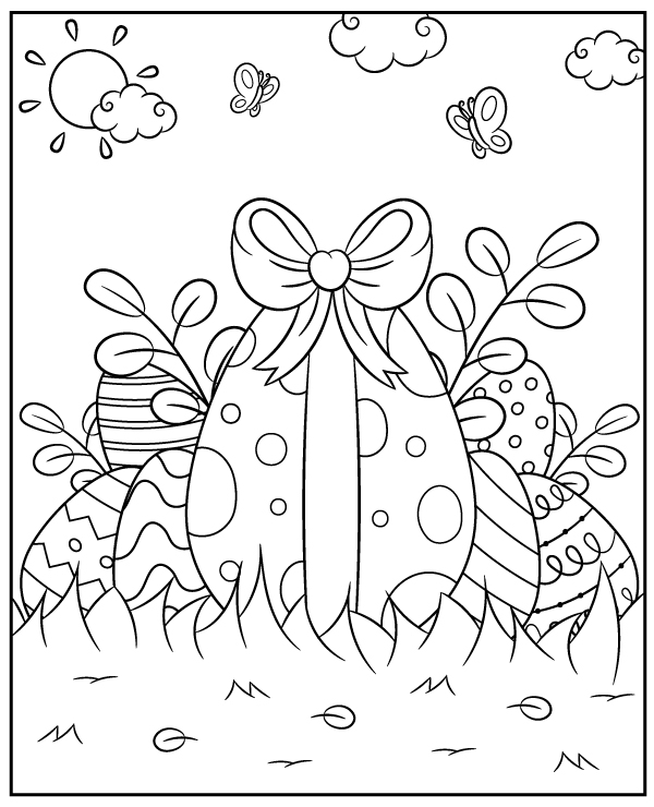 Pisanki kolorowanka na Wielkanoc