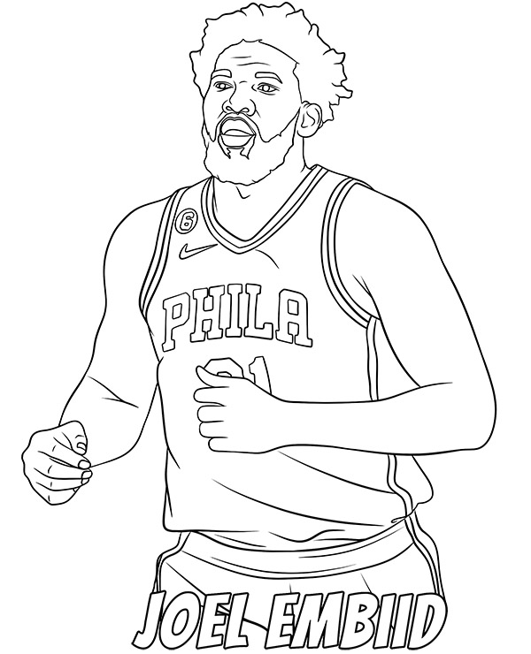 Darmowa kolorowanka Joel Embiid