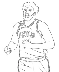 Joel Embiid kolorowanki koszykówka