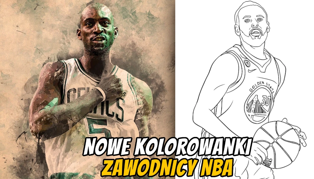 Nowe kolorowanki z zawodnikami NBA
