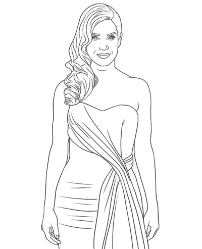 Sandra | Robe maxi élégante avec décolleté en V