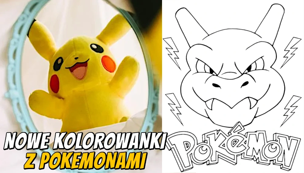 Nowe kolorowanki z Pokemonami baner