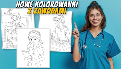 Nowe kolorowanki z zawodami mobile