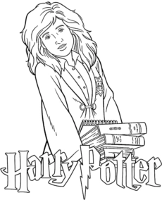 Hermiona Granger kolorowanka do druku Harry Potter