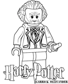 Garrick Ollivander kolorowanka Harry Potter LEGO