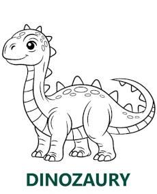 Dinozaury kategoria kolorowanek do druku