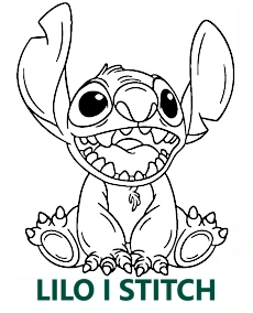 Lilo i Stitch kategoria kolorowanek do druku