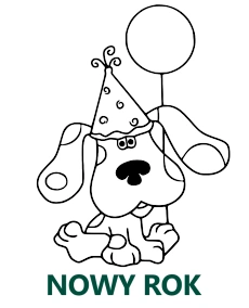 Nowy Rok kategoria kolorowanek do wydruku