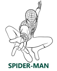 Spiderman kolorowanki superbohaterowie kategoria