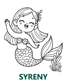 Syreny kolorowanki do wydruku kategoria