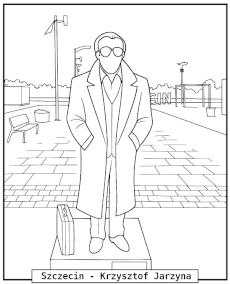 Krzysztof Jerzyna ze Szczecina kolorowanka do wydruku