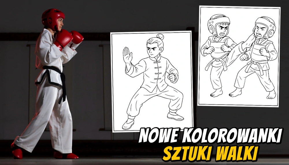 Premiera kolorowanek Sztuki Walki + Quiz baner