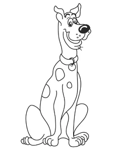 Scooby-Doo kolorowanki pies z bajki
