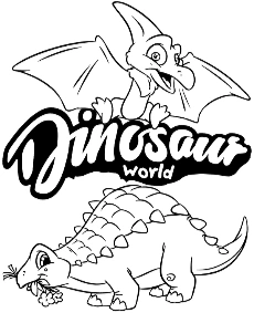 Dinozaury na miniaturce kolorowanki dla dzieci