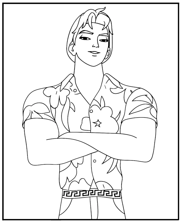 Abby kolorowanka K-popowe Łowczynie Demonów