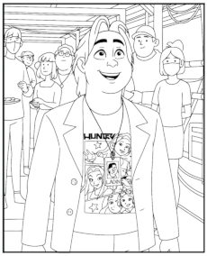 Bobby kolorowanka z bajki K-popowe Łowczynie Demonów