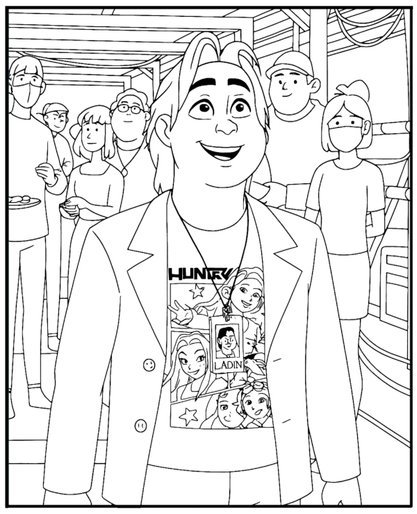 Bobby kolorowanka do druku K-popowe Łowczynie Demonów