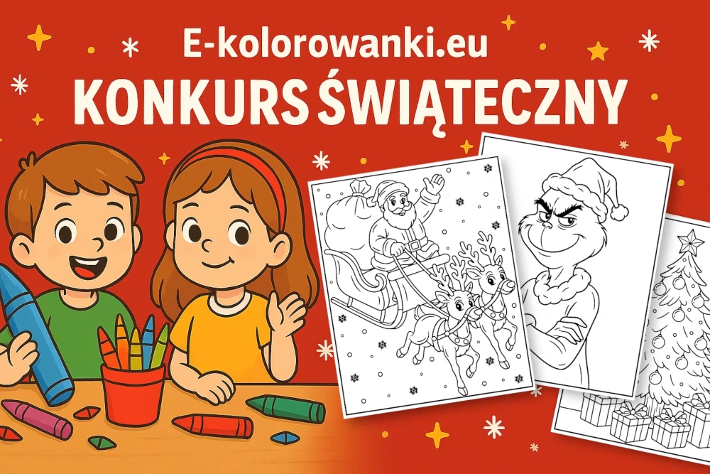 Konkurs dla dzieci Świąteczna kolorowanka 2025