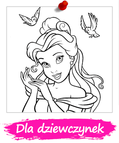 Kolorowanki dla dziewczynek do druku kategoria