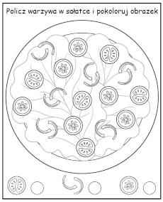 Policz warzywa na obrazku - zadanie dla dzieci do wydruku