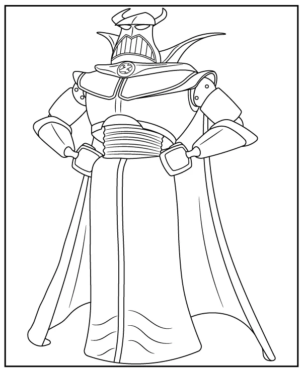 Toy Story Zurg kolorowanka do druku