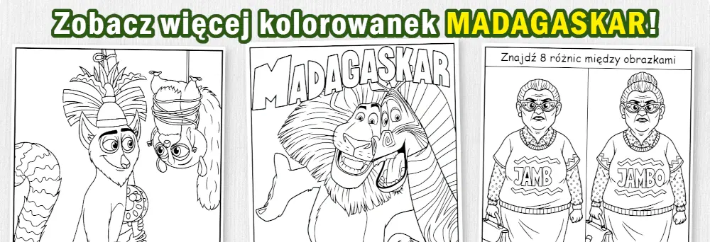Baner Madagaskar wszystkie kolorowanki