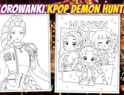 Kpop Demon Hunters nowa seria kolorowanek