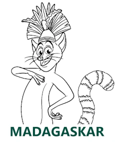 Madagaskar kategoria kolorowanek