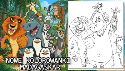 Nowa seria obrazków z bohaterami serii Madagaskar baner mobile