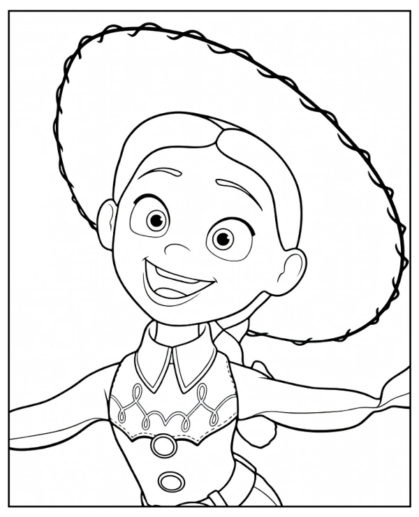 Toy Story Jessie kolorowanka malowanka