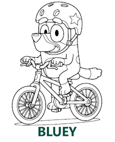 Bluey kategoria kolorowanek do druku
