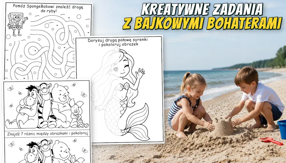 Wakacyjna porcja kreatywnej rozrywki dla dzieci