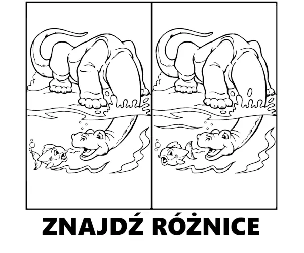 Łamigłówki znajdź różnice między obrazkami