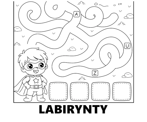 Labirynty dla dzieci łamigłówki kategoria